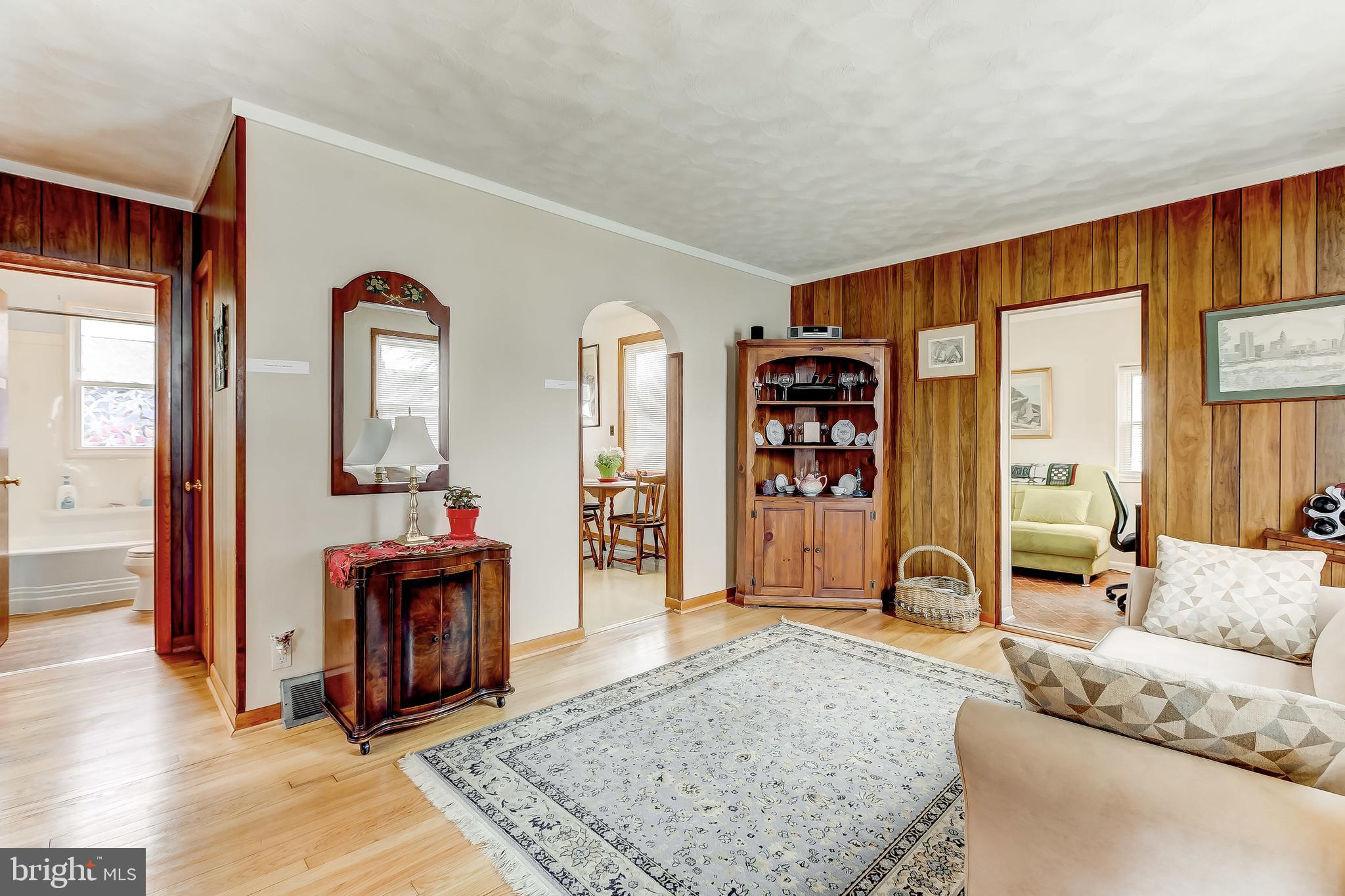 9 Fairway Road Baltimore, MD 21221 - Photo 4 of 35 Living Room with Gleaming Hardwood Floors