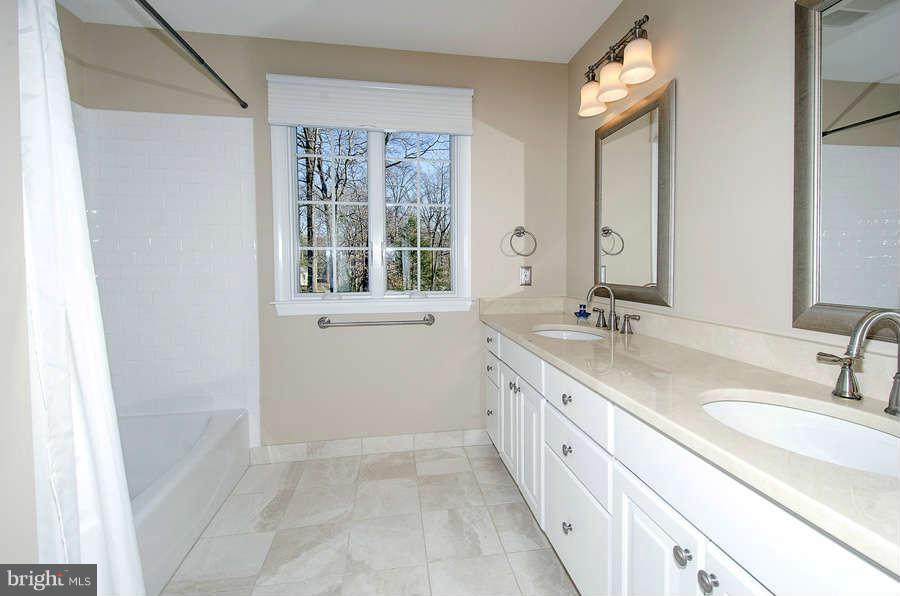 3175 Holmes Run Road Falls Church, VA 22042 - Photo 17 of 24 Hall Bathroom with double vanity