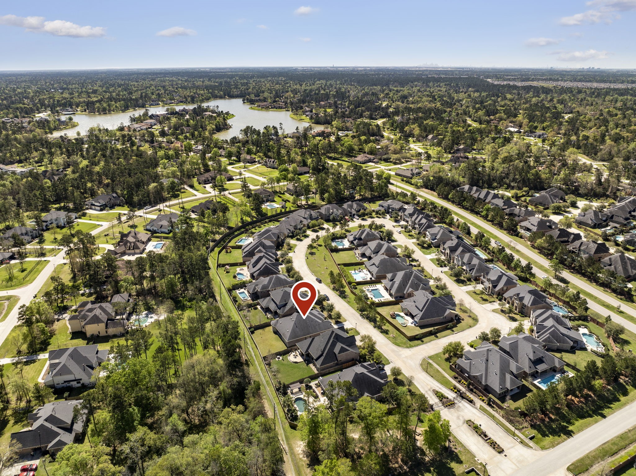 4115 Flagstone Pine Lane Spring, TX 77386 - Photo 37 of 40 This home is ideally situated for convenient commuting, with easy access to Grand Parkway (HWY 99), Hardy Toll Road, I-45, and Hwy 59. Whether you're heading to The Woodlands, Downtown Houston, the Texas Medical Center, the Theatre District, or sporting arenas, this location ensures a smooth journey. For out-of-town trips, IAH/Bush Airport is just a short drive away, making this an exceptional spot for those who value accessibility and connectivity.
