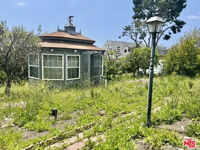 a view of a garden