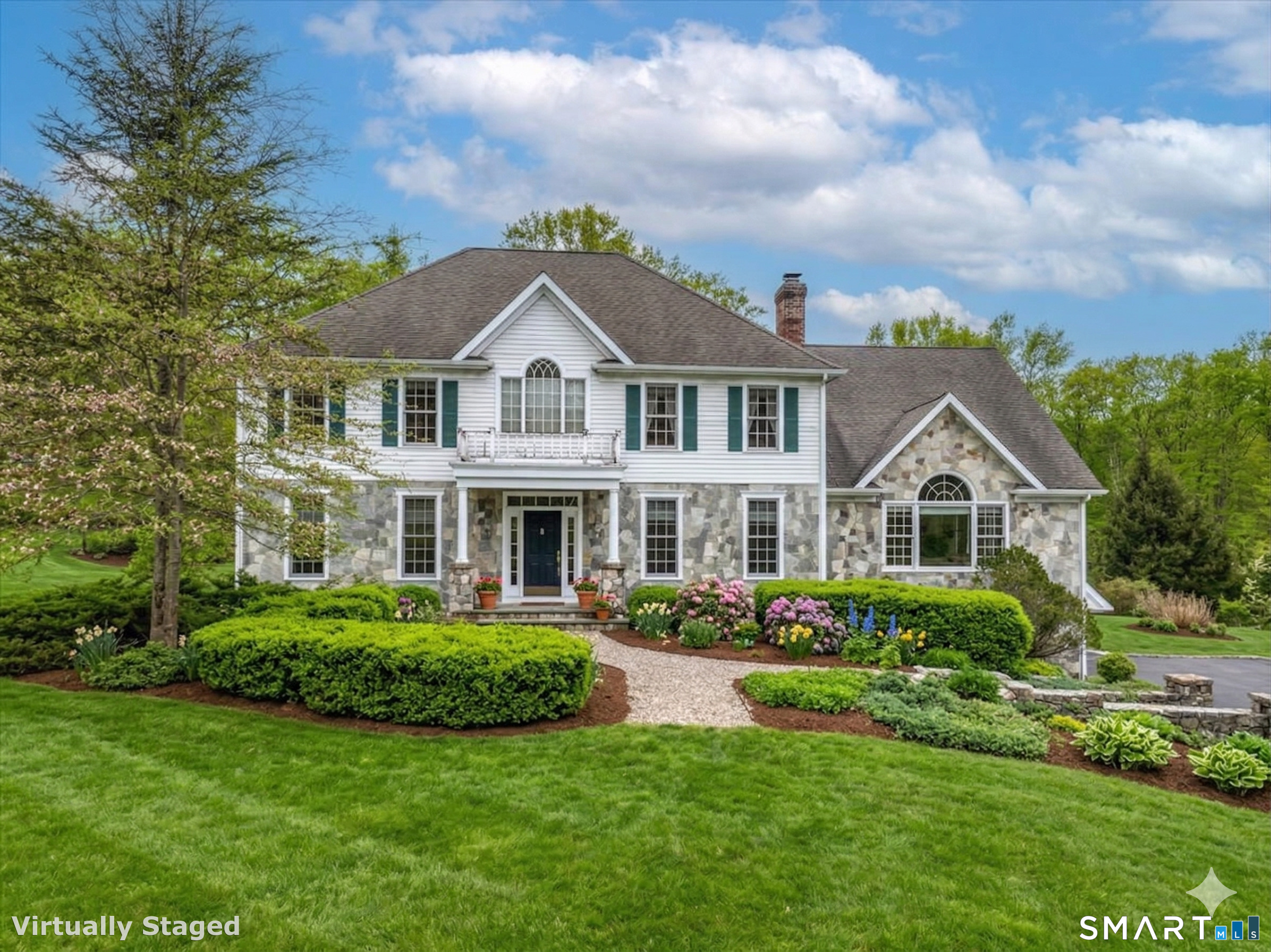 AI generated - Front Exterior of Home and Property