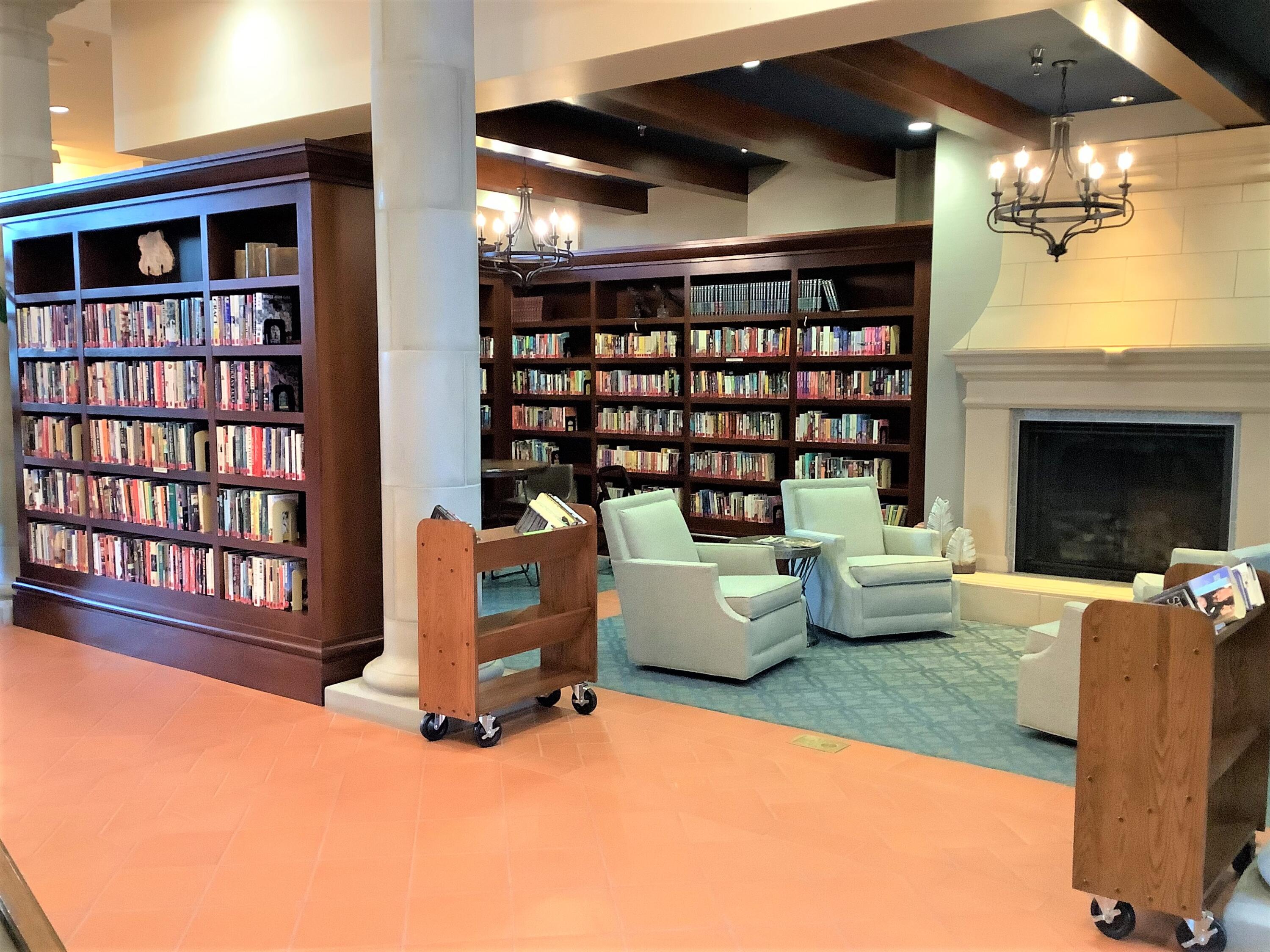39929 Corte De Moda Indio, CA 92203 - Photo 37 of 46 a living room with furniture and a fireplace