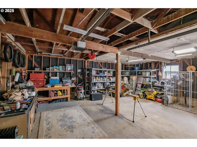 a view of storage and utility room