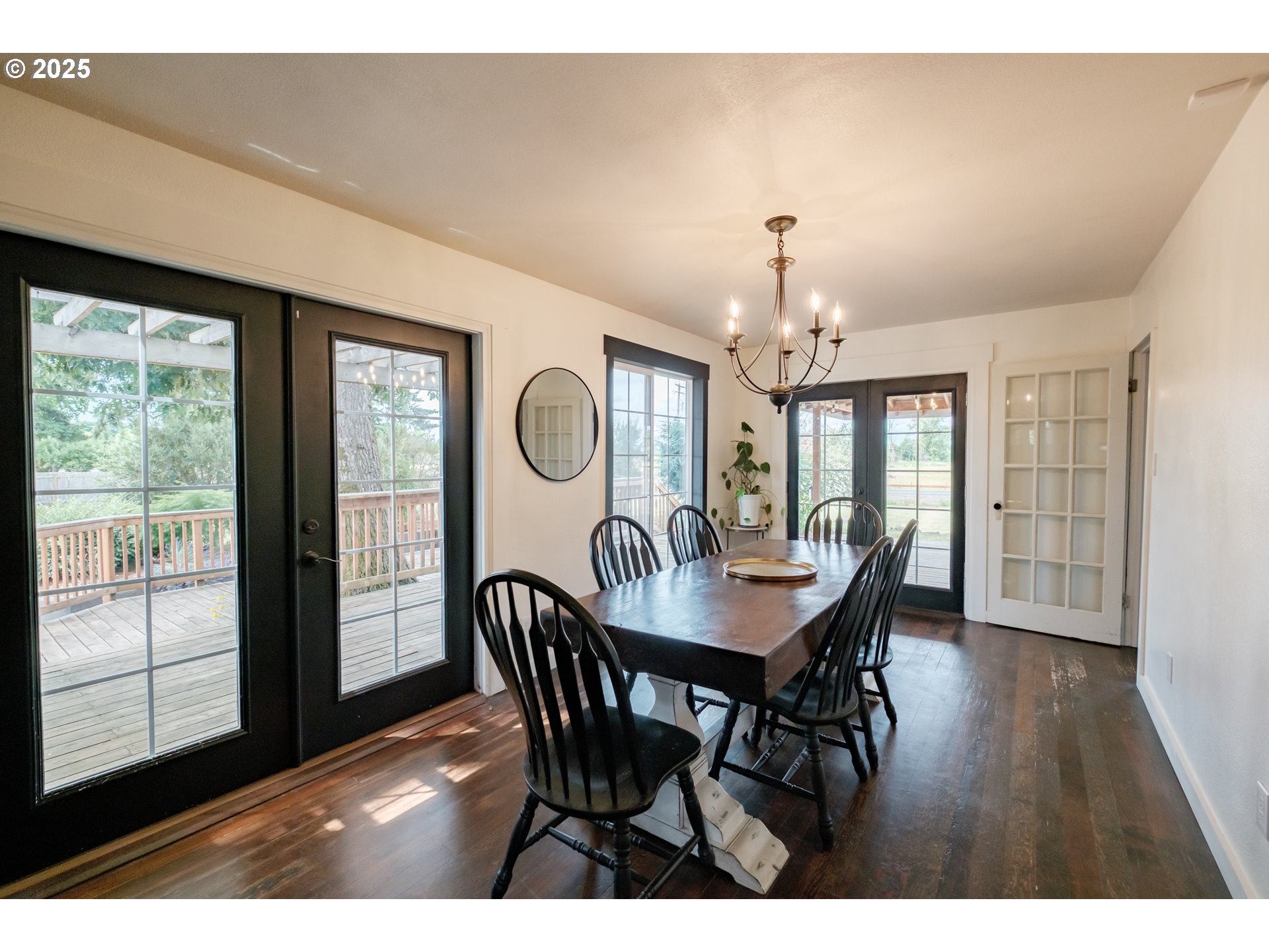 37929 Kelly Road Scio, OR 97374 - Photo 32 of 48 a view of a dining room with furniture window and wooden floor