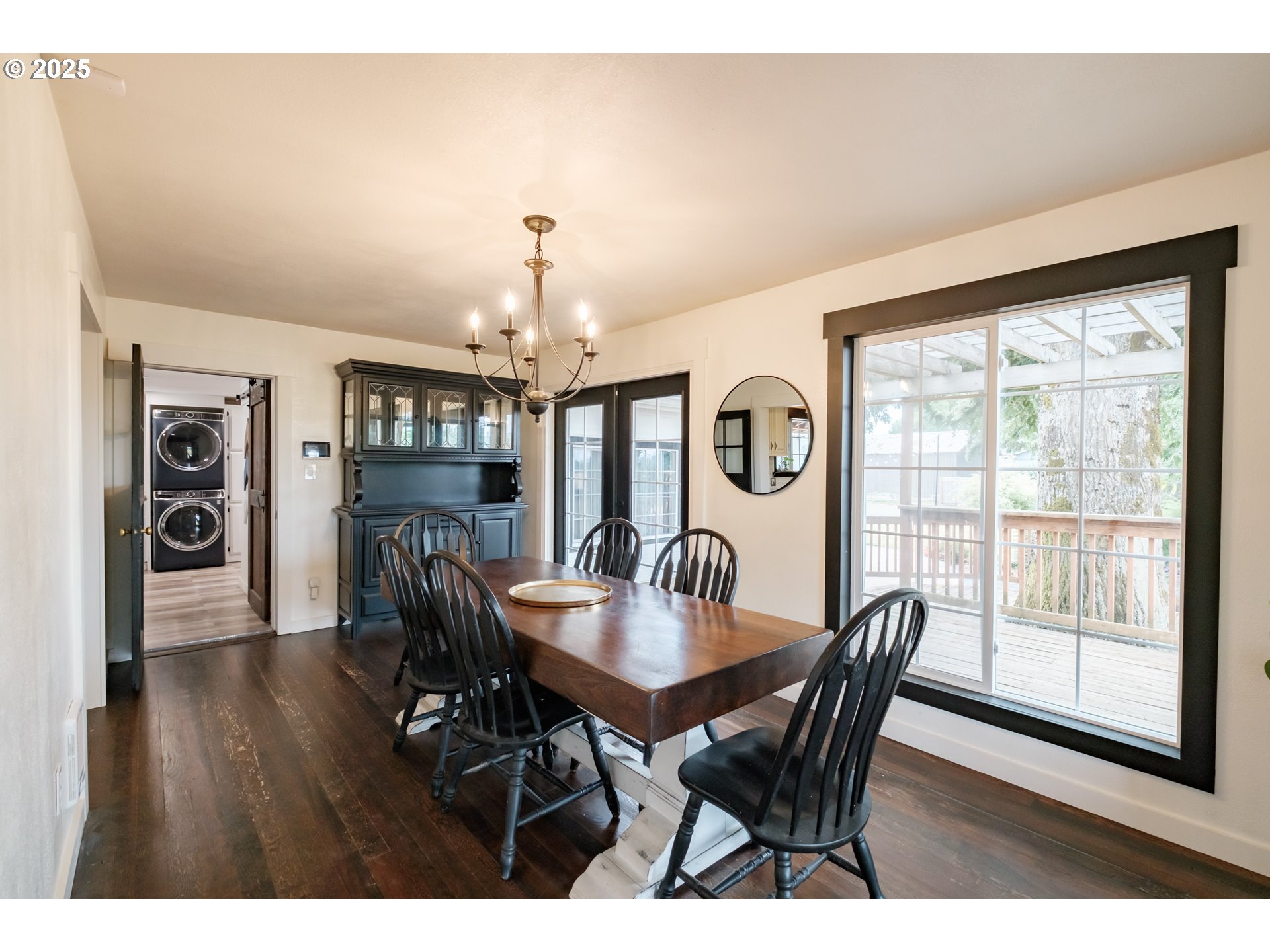 37929 Kelly Road Scio, OR 97374 - Photo 33 of 48 a view of a dining room with furniture window and wooden floor