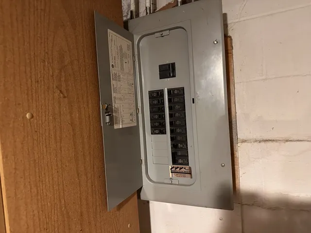 a view of water heater room