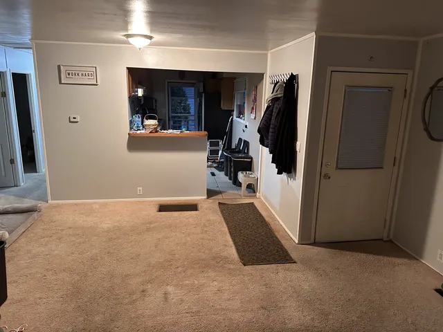 a view of a entryway