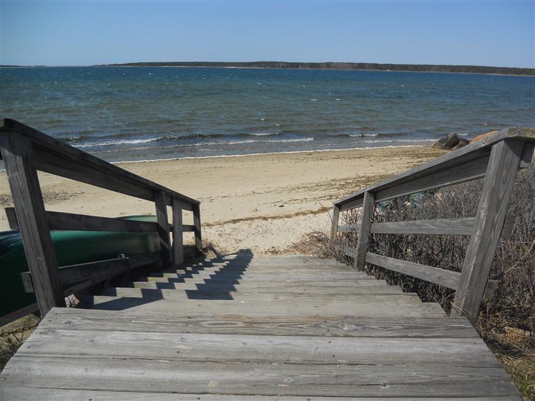 40 Bayview Road Mashpee, MA 02649 - Photo 6 of 23 a view of ocean from a balcony