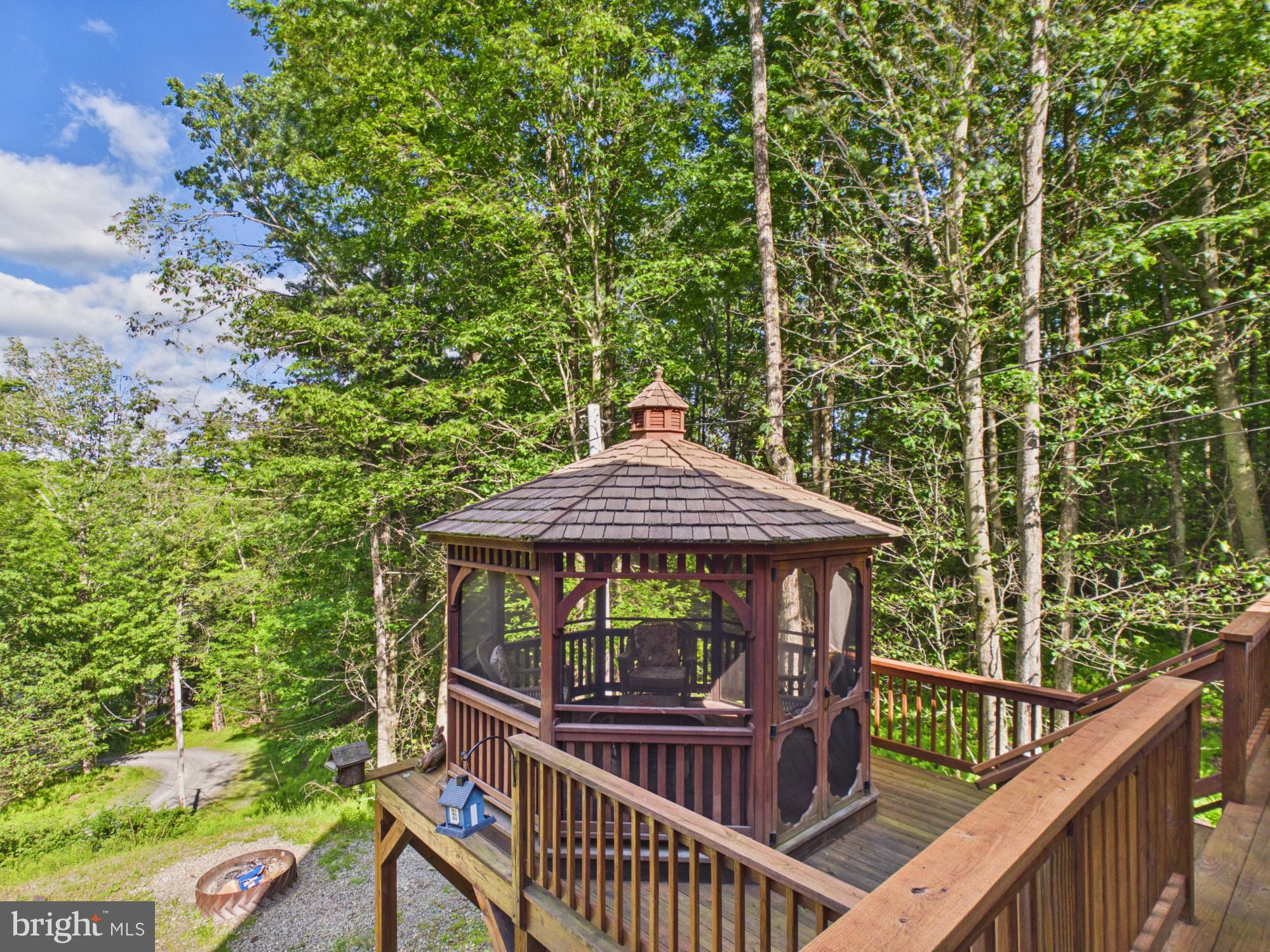 477 Finn Swamp Road Lakeville, PA 18438 - Photo 6 of 53 Gazebo where you can enjoy your morning coffee