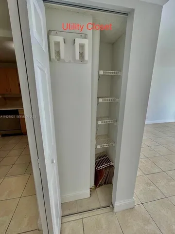 a view of an empty room