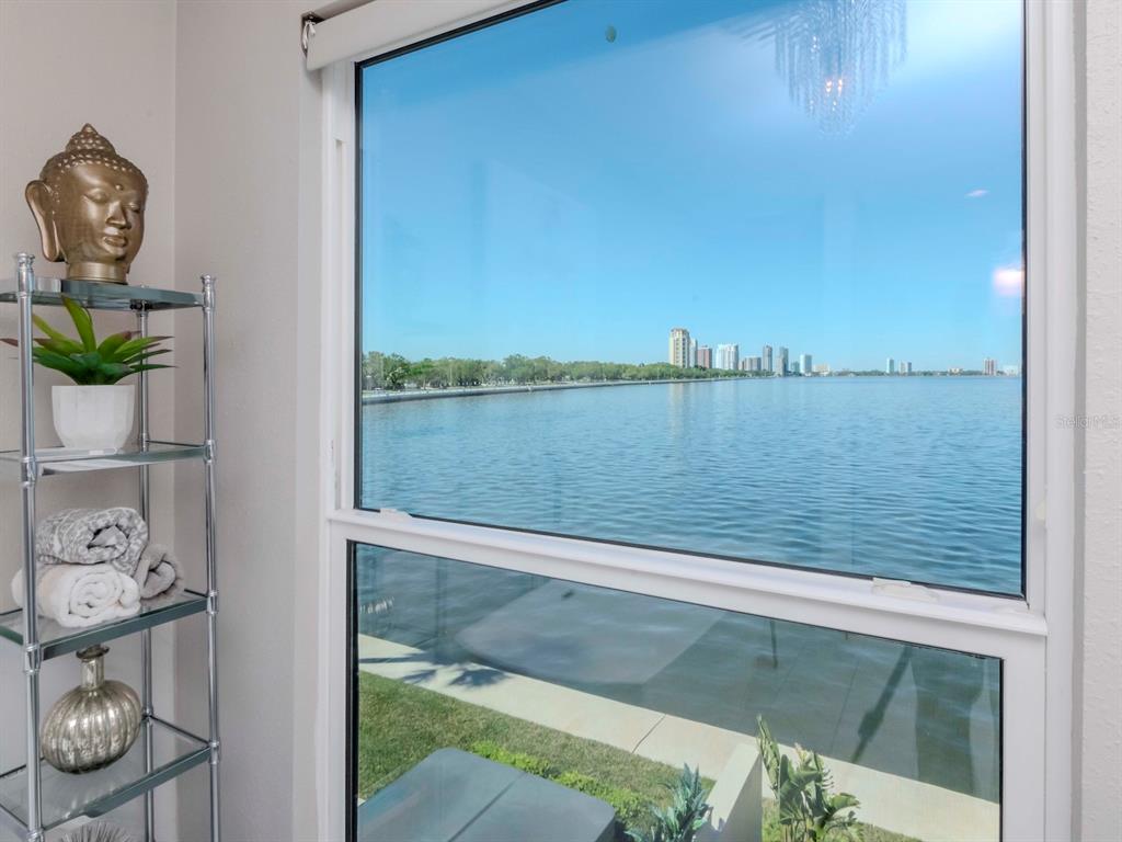 2807 West Hawthorne Road, Unit 11 Tampa, FL 33611 - Photo 42 of 76 a view of a lake from a hallway