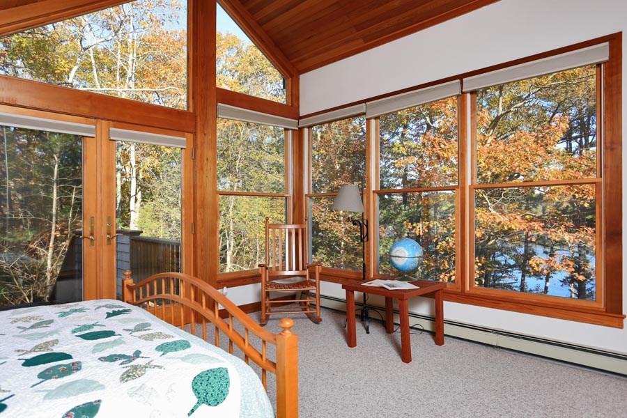 38-40 Wolf Road Boothbay, ME 04537 - Photo 23 of 34 Mid-level bedroom with cathedral...