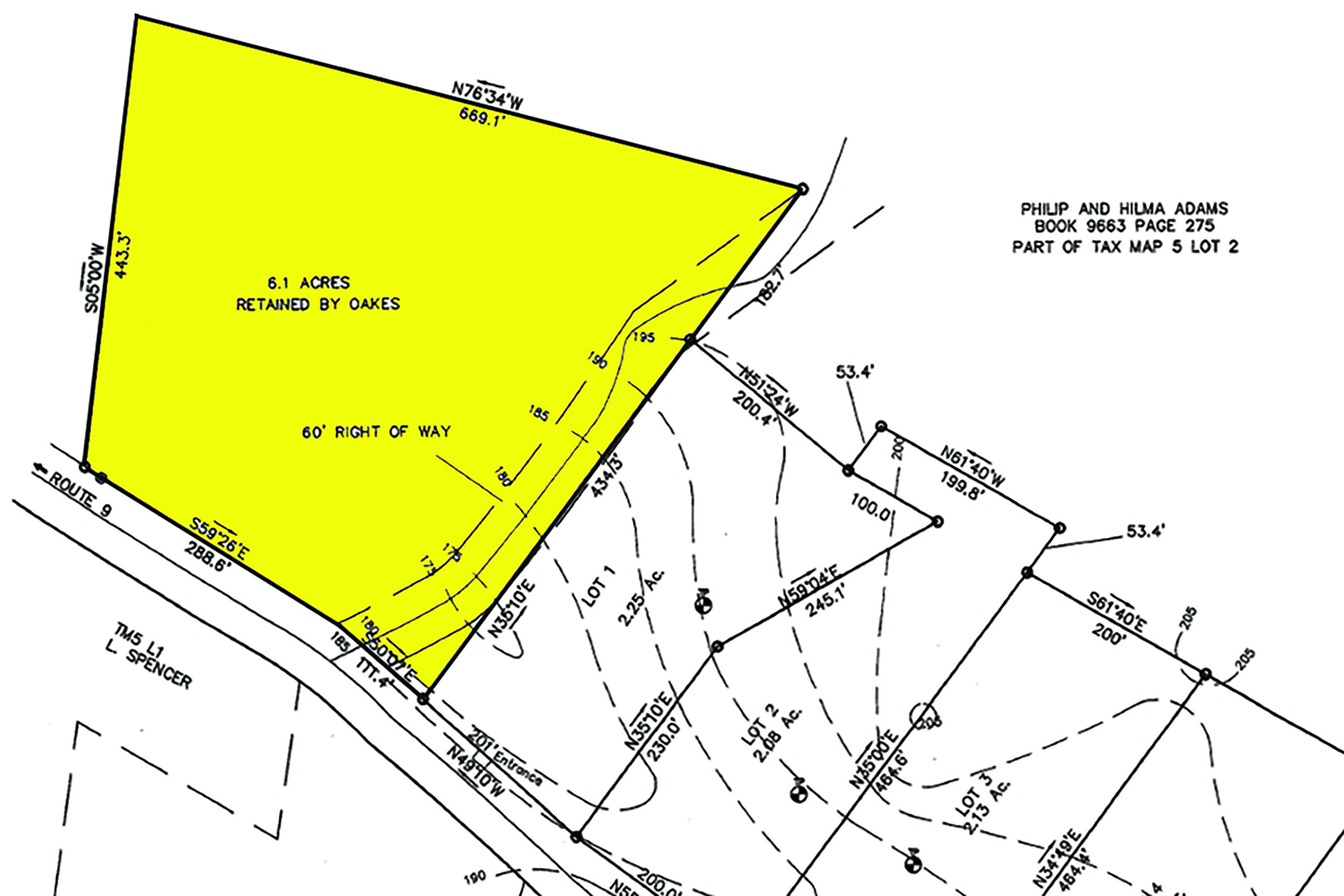 94 Rebel Hill Road Clifton, ME 04428 - Photo 2 of 6 Survey cropped MLS image