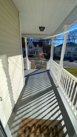 a view of stairs