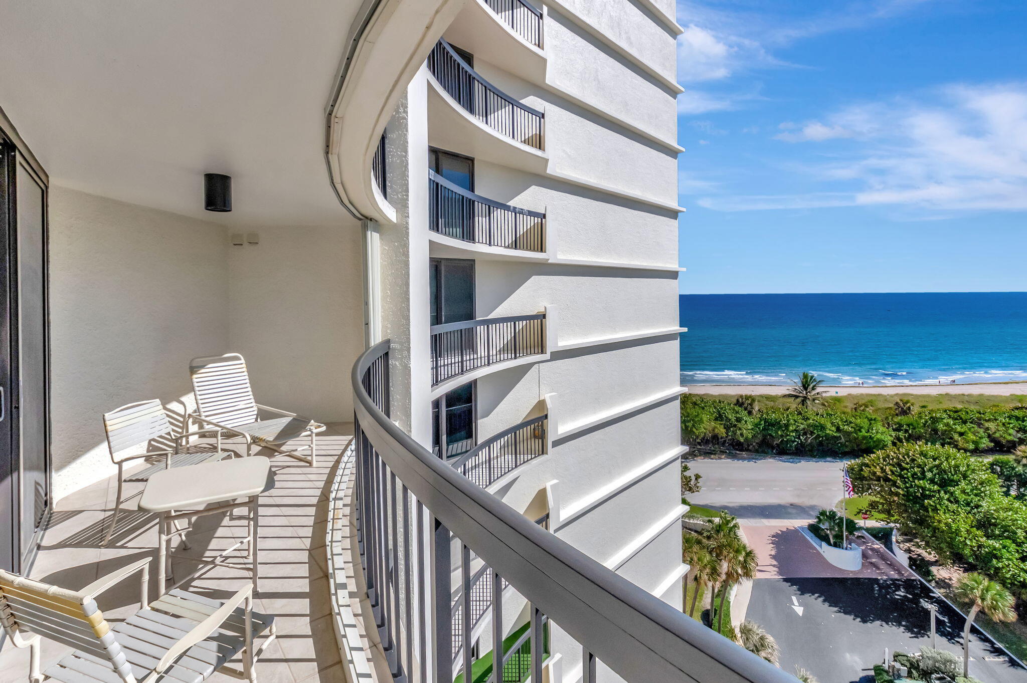 4545 North Ocean Boulevard, Unit 11C Boca Raton, FL 33431 - Photo 11 of 58 a view of balcony with furniture