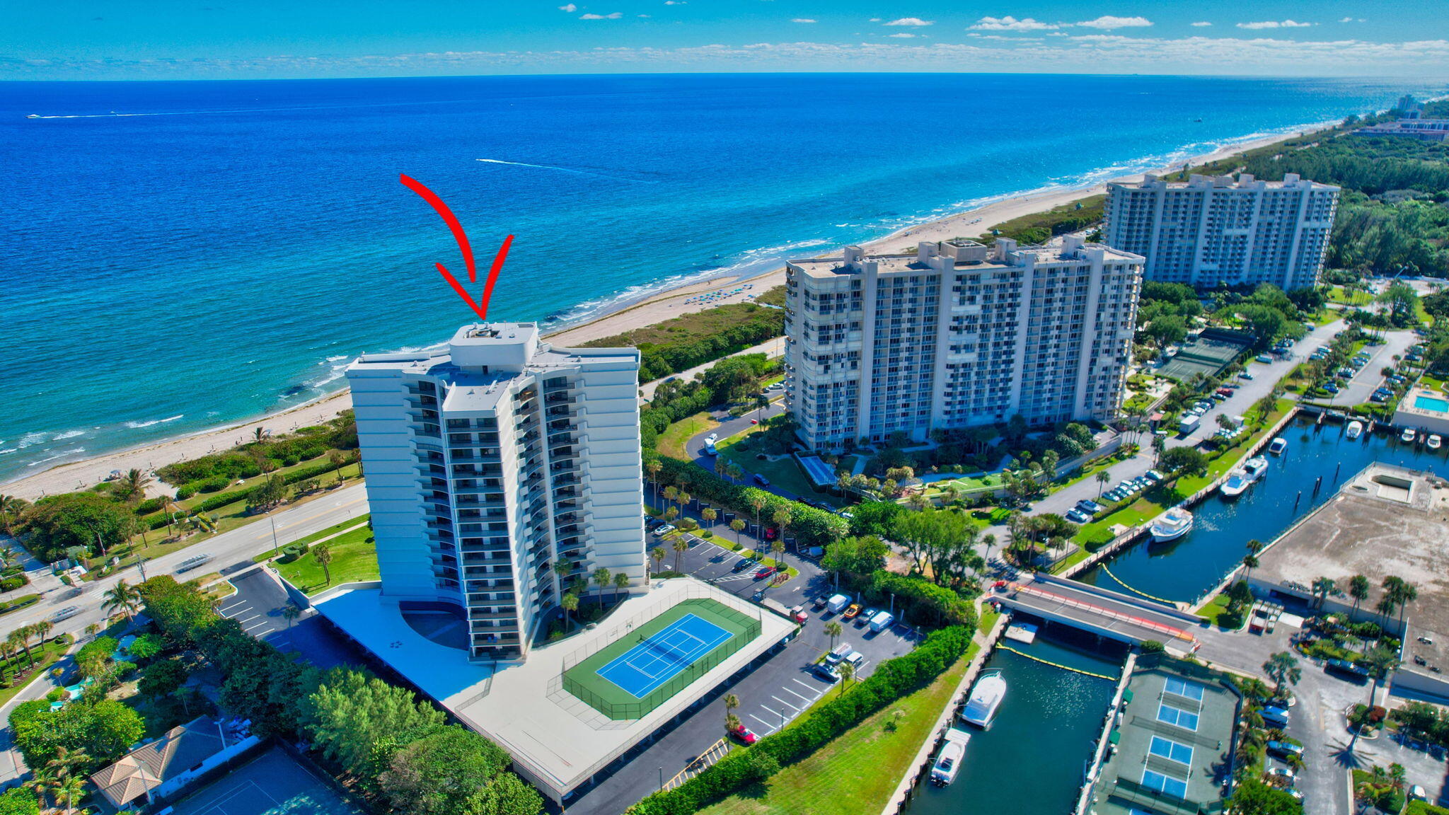 4545 North Ocean Boulevard, Unit 11C Boca Raton, FL 33431 - Photo 47 of 58 a view of an outdoor space with a balcony