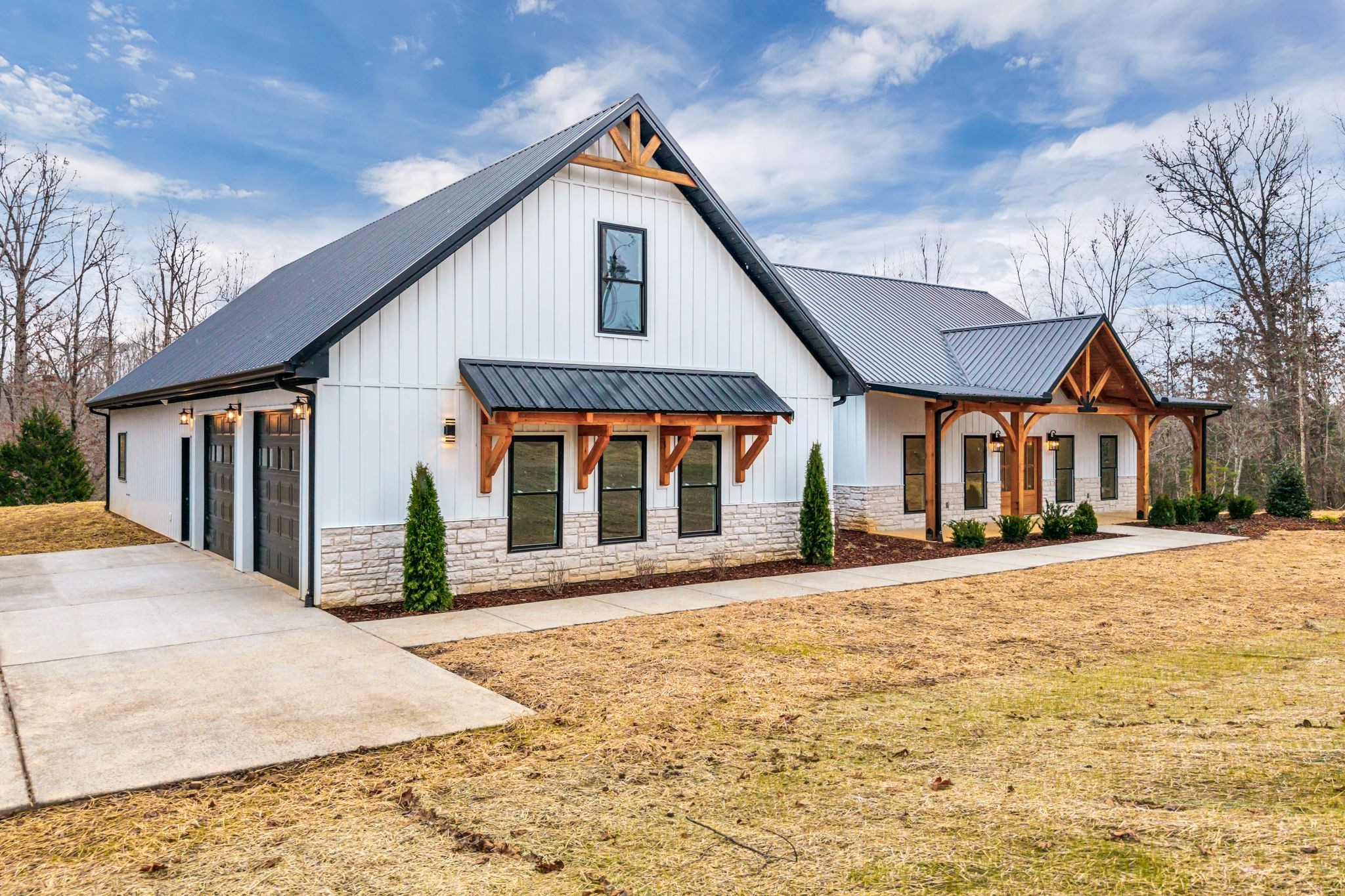2024 Trace Creek Road Centerville, TN 37033 - Photo 4 of 51 a front view of a house with a yard