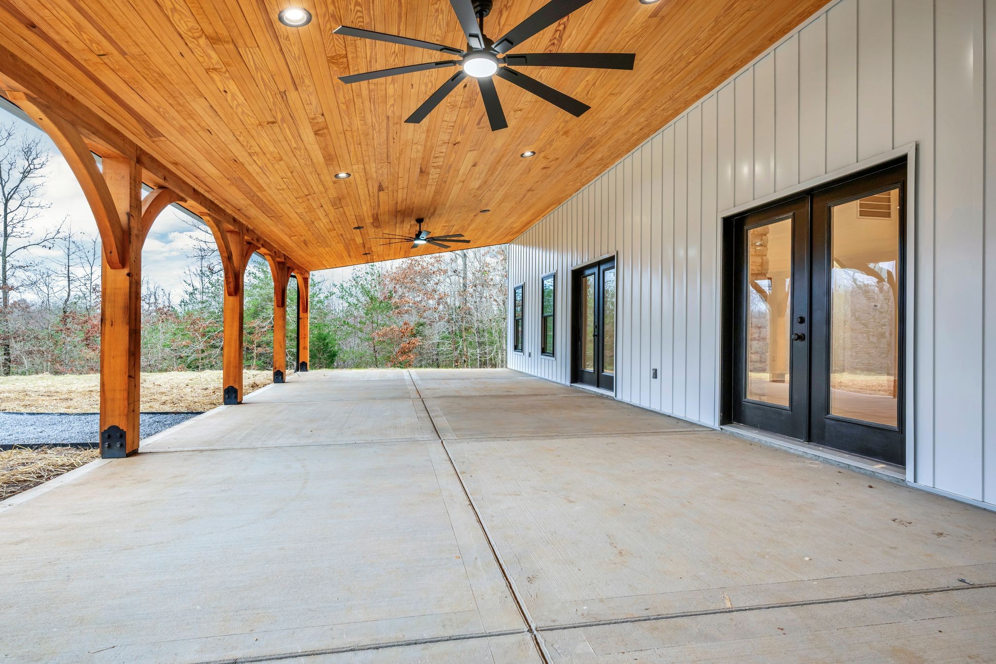 2024 Trace Creek Road Centerville, TN 37033 - Photo 46 of 51 a view of a porch with a ceiling fan