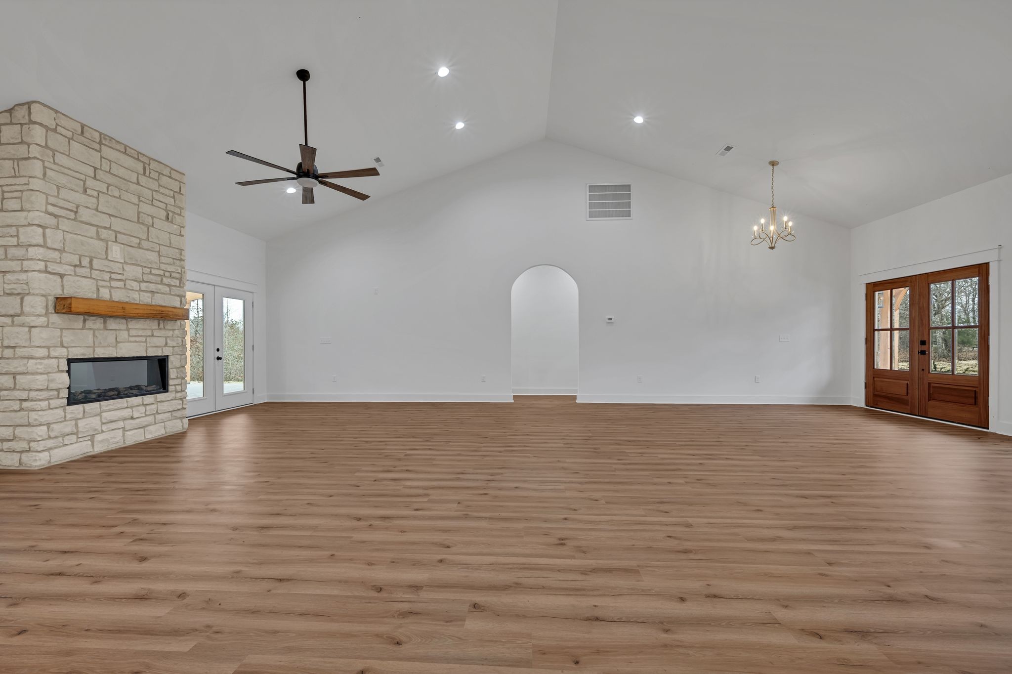 2024 Trace Creek Road Centerville, TN 37033 - Photo 10 of 51 a view of empty room with wooden floor and fireplace
