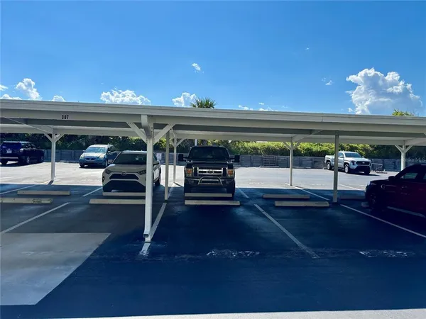a view of a porch with furniture
