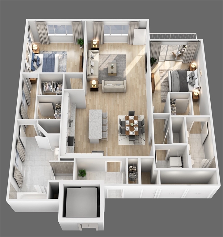 180 Old Post Road, Unit 206 Sharon, MA 02067 - Photo 4 of 7 a view of living room with furniture and window