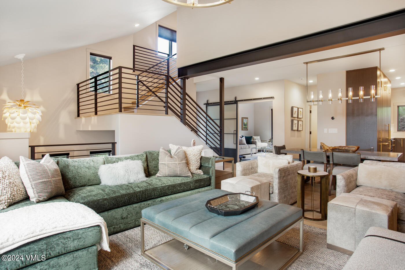 92 Knudson Ranch Road Edwards, CO 81632 - Photo 8 of 37 a living room with furniture and a table