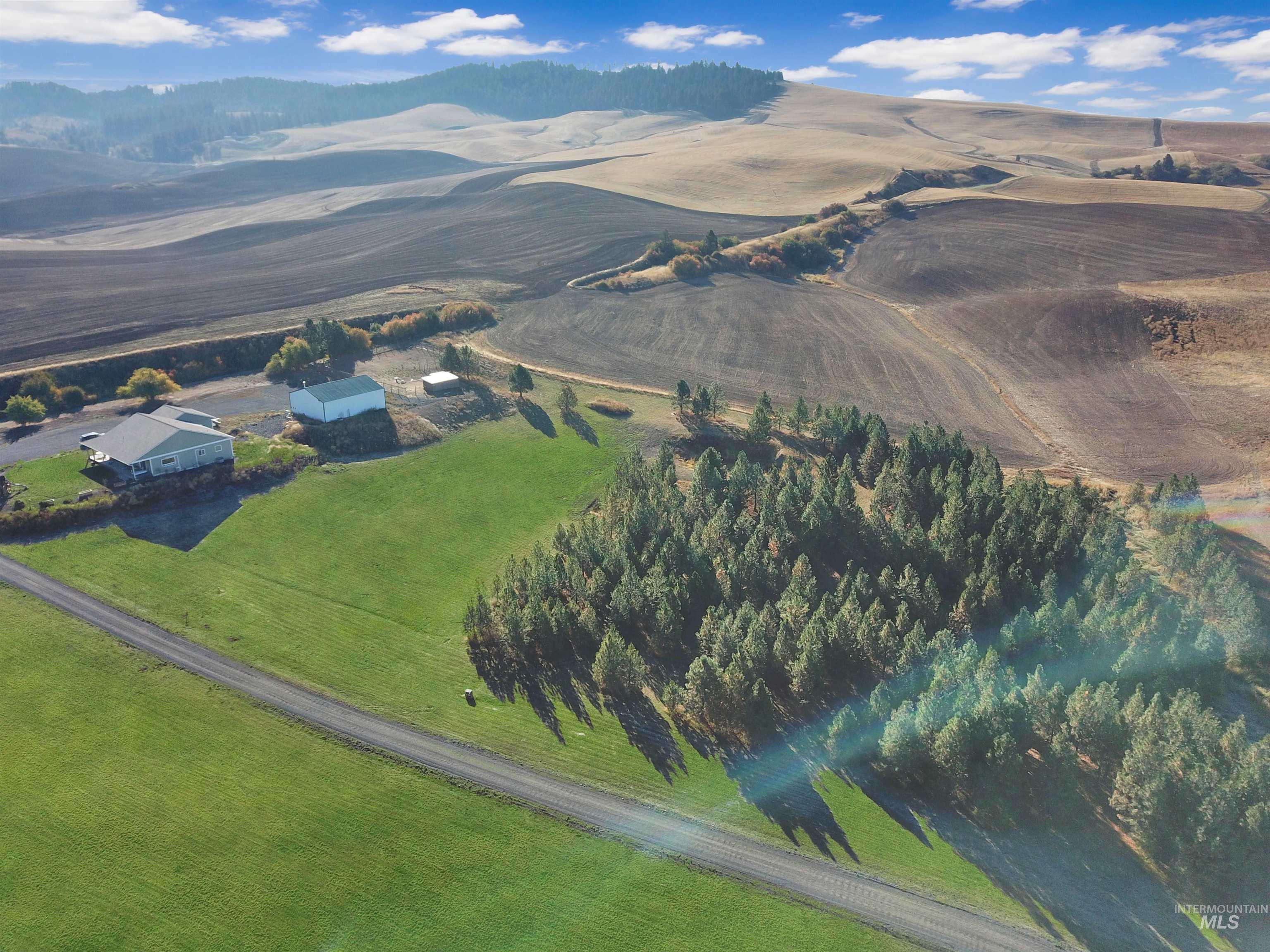 1030 Tempest Lane Viola, ID 83872 - Photo 24 of 37 Aerial view of property and surrounding area featuring rural landscape