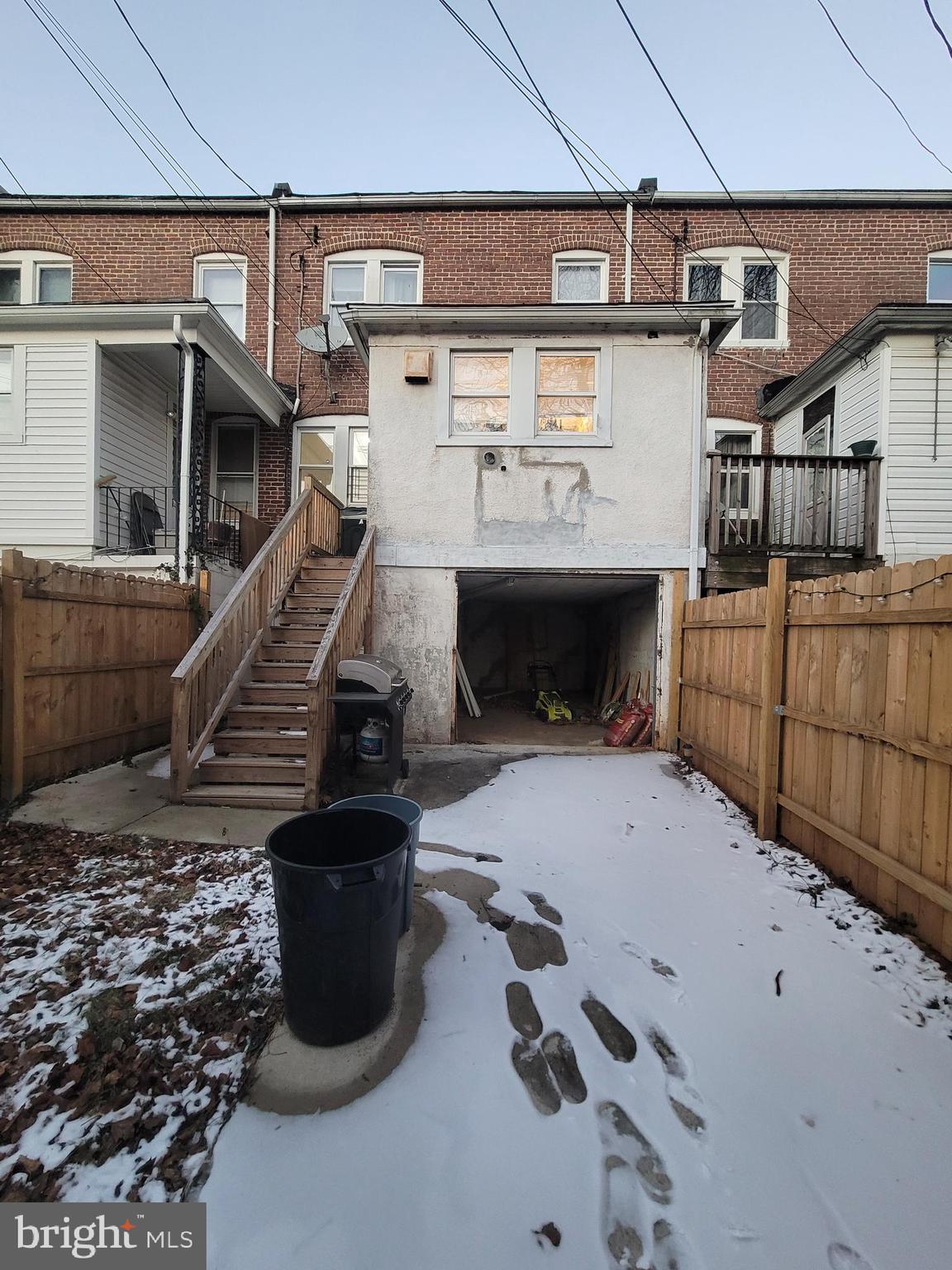 630 Wicklow Road Baltimore, MD 21229 - Photo 28 of 28 Exterior Rear w/ Garage View