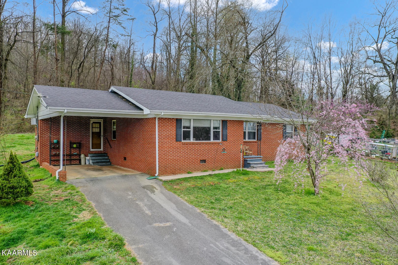 1399 Niles Ferry Road Greenback, TN 37742 - Photo 1 of 28 a front view of a house with a yard and trees