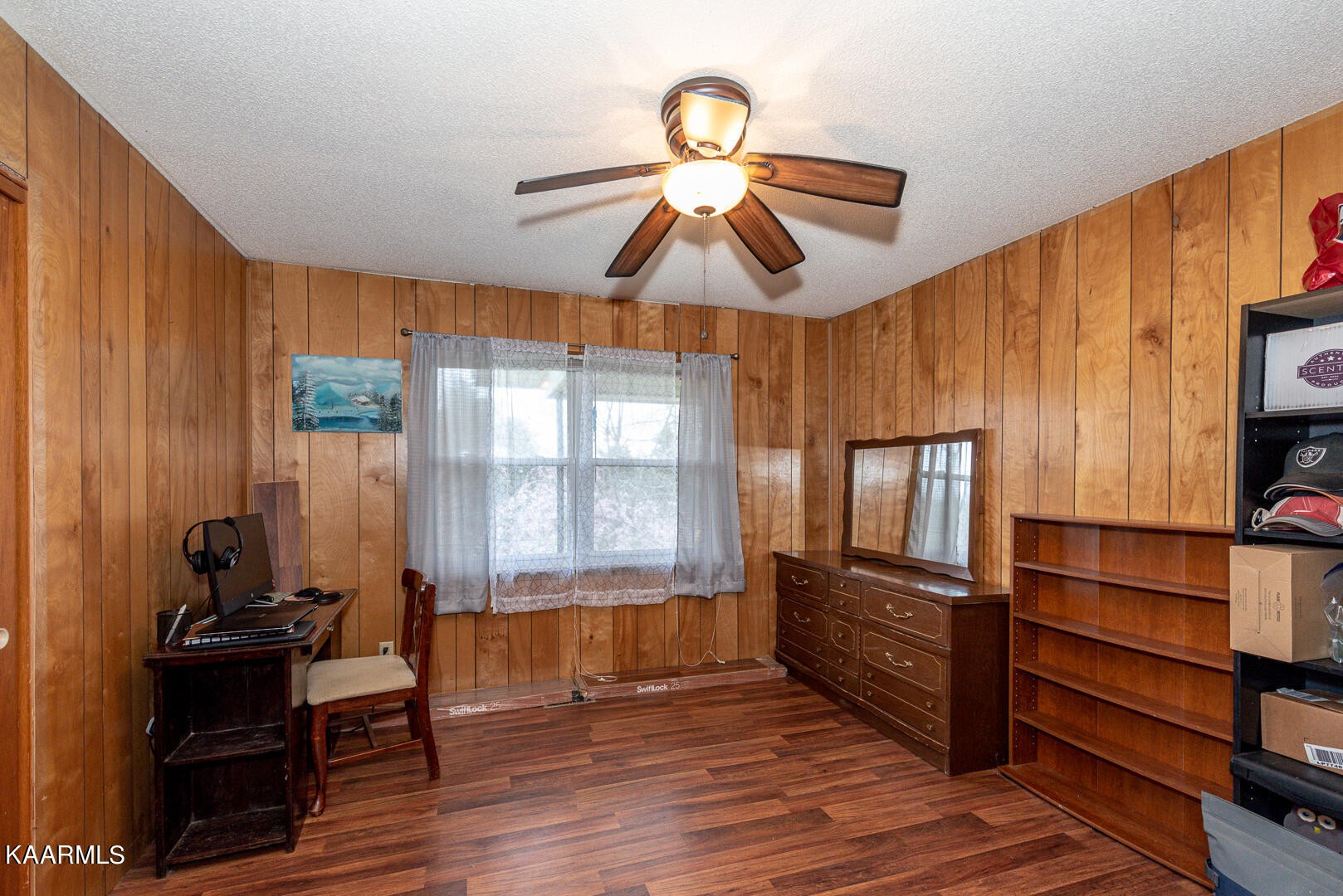 1399 Niles Ferry Road Greenback, TN 37742 - Photo 21 of 28 a view of a room with wooden floor fan and windows