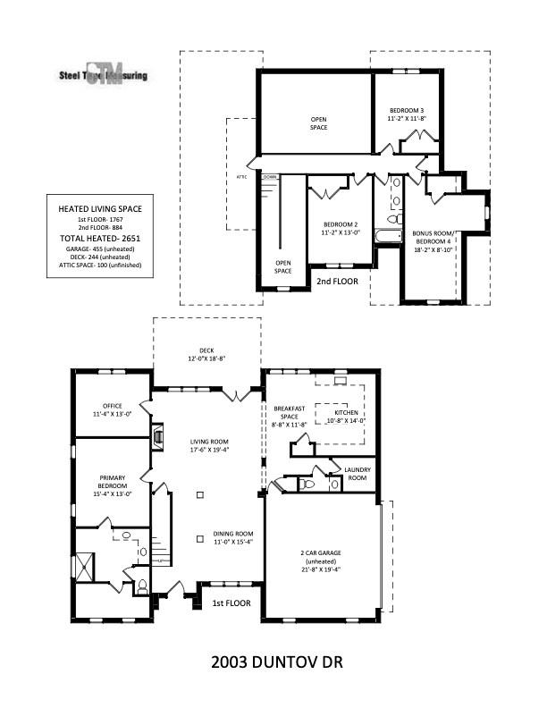 2003 Duntov Drive Monroe, NC 28110 - Photo 44 of 44 a picture of a floor plan