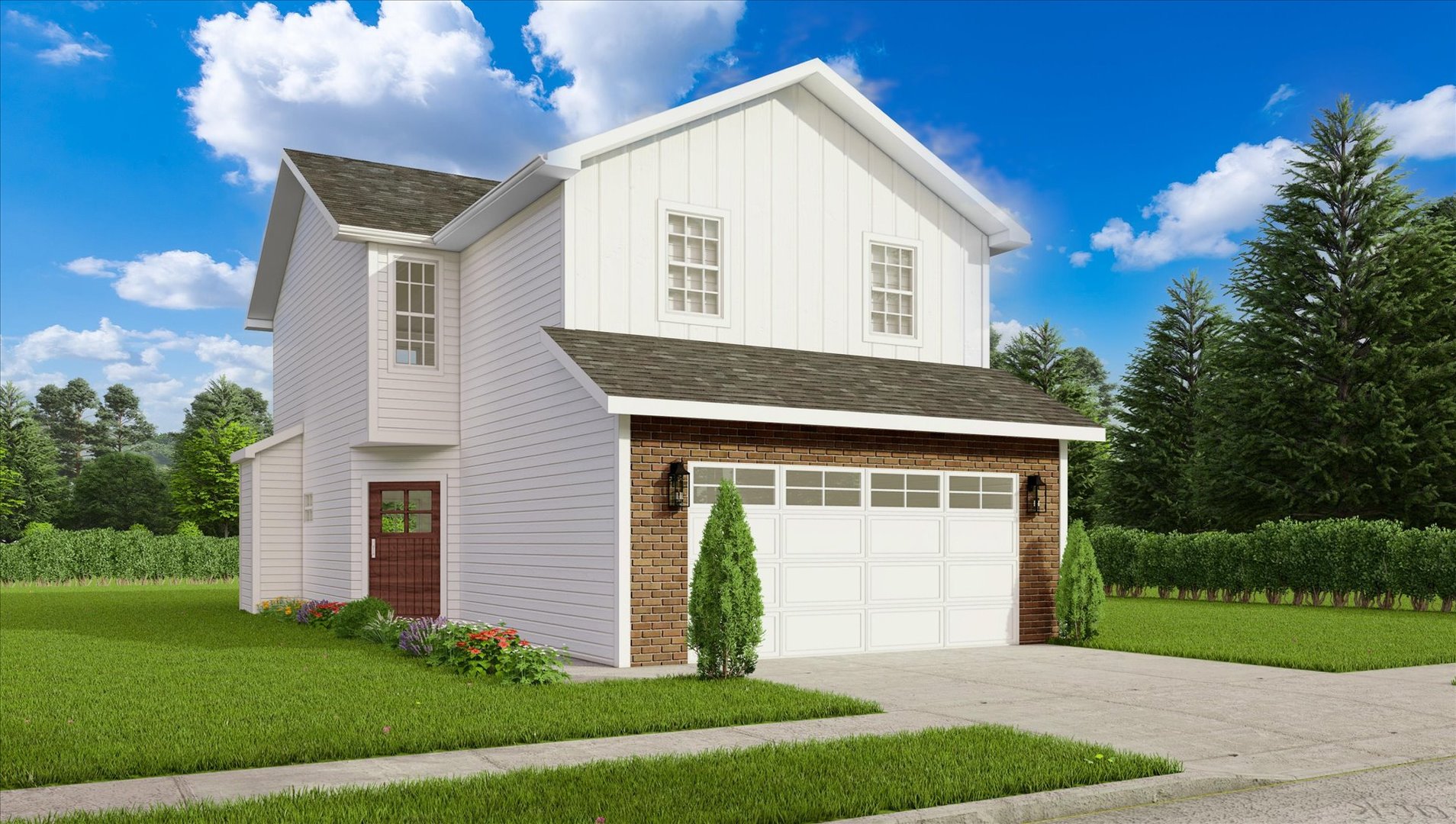 3712 Lighthouse Pointe Champaign, IL 61822 - Photo 1 of 11 a front view of a house with garden