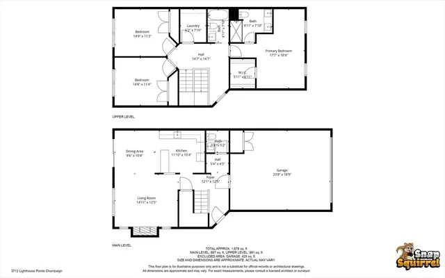 $320,000 | 3712 Lighthouse Pointe, Champaign, IL 61822