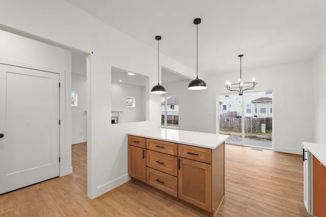 a view interior of a house and wooden floor