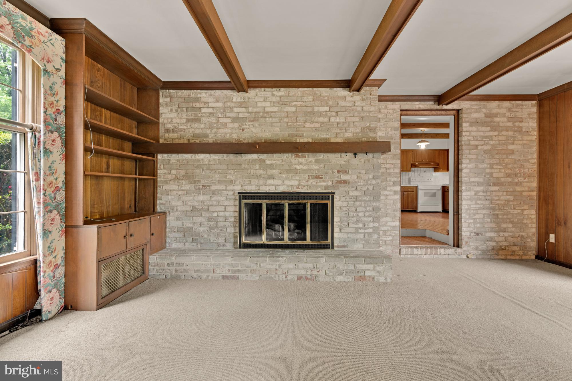 13001 Dulaney Valley Road Glen Arm, MD 21057 - Photo 14 of 52 a view of an empty room with a fireplace