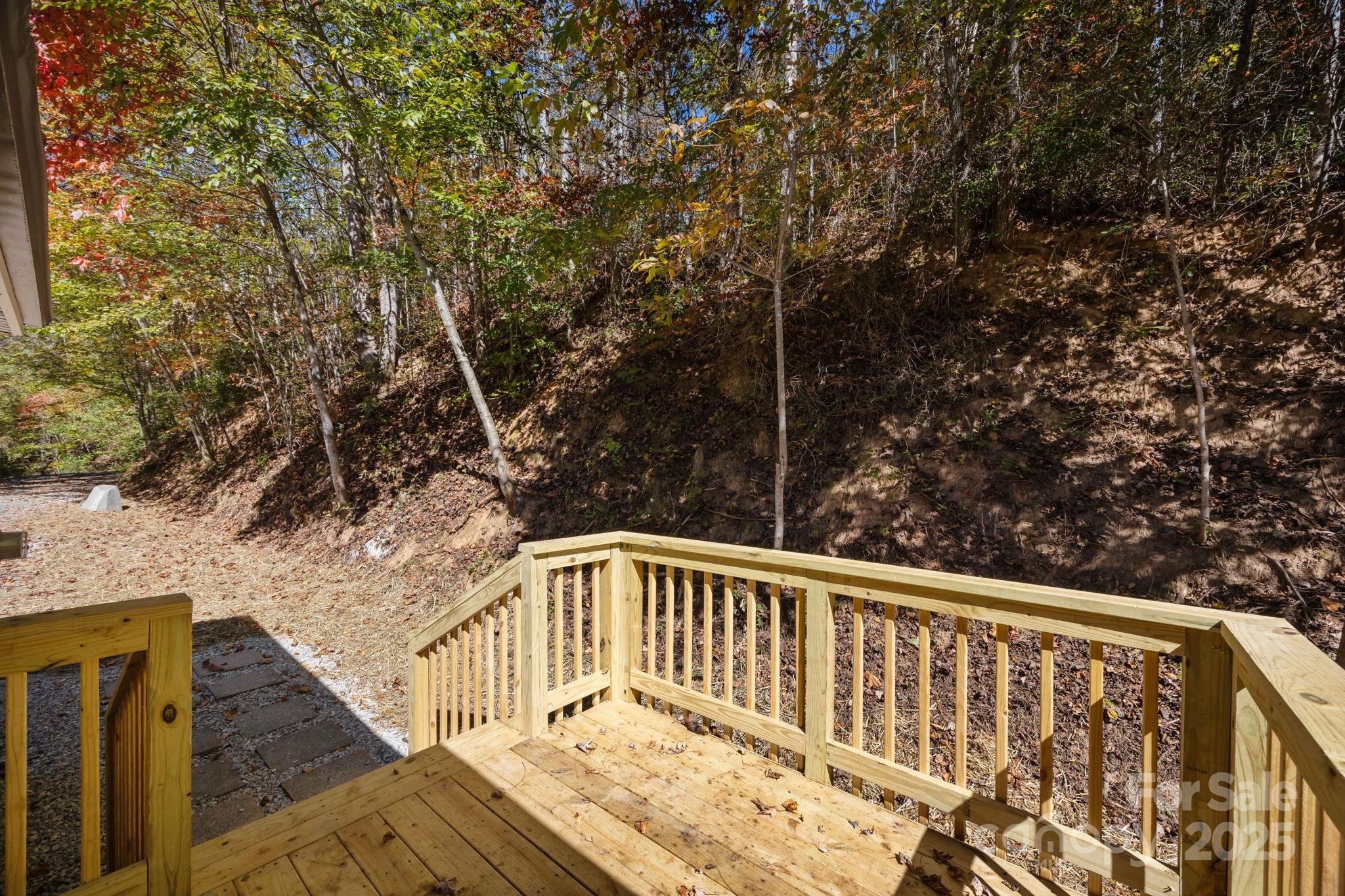 86 Tuts Terrace Sylva, NC 28779 - Photo 43 of 48 a view of balcony with wooden floor and fence
