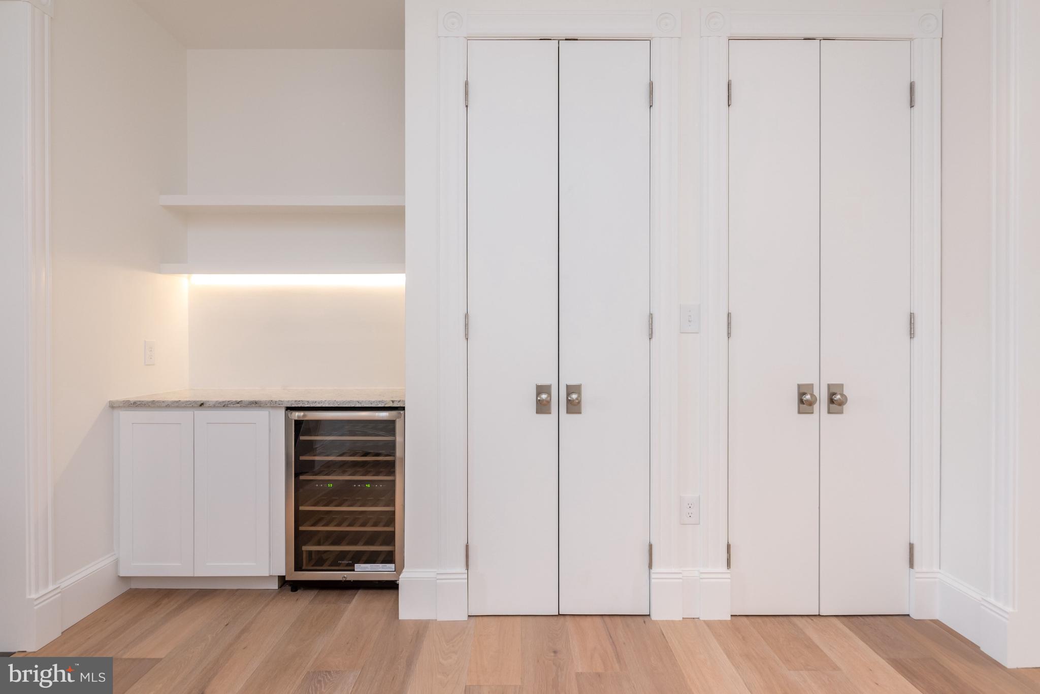 1103 P Street Northwest Washington, DC 20005 - Photo 4 of 28 Wine refrigerator and wet bar