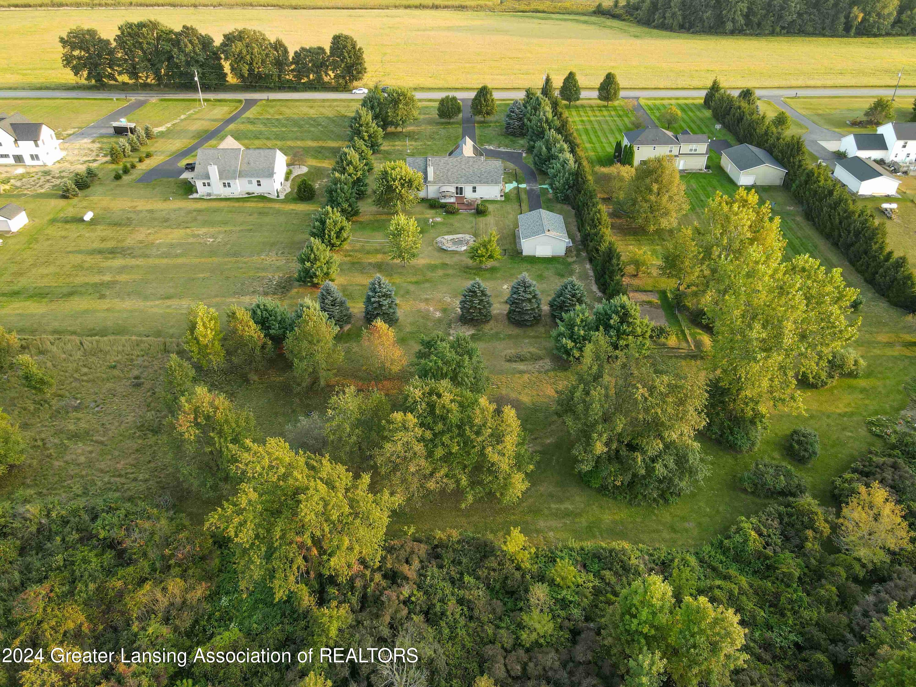 4142 Curtice Road Mason, MI 48854 - Photo 93 of 94 Drone Backyard