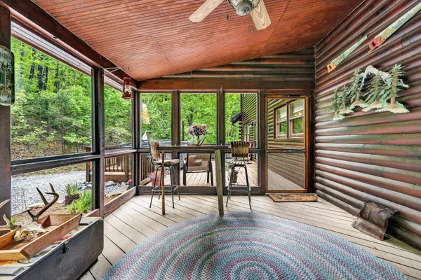 a very nice looking room with a large window