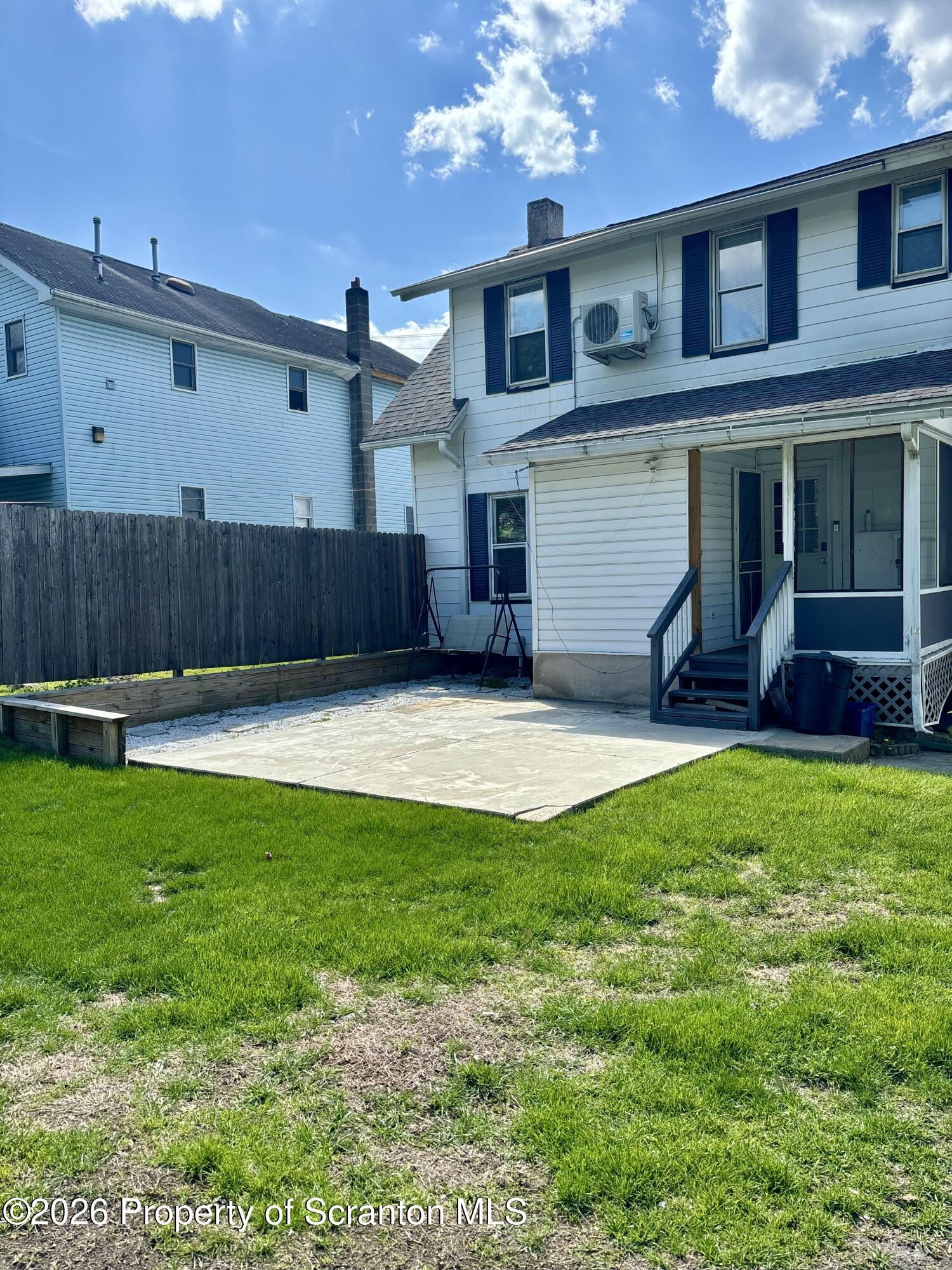 1418 Grove Street Moosic, PA 18641 - Photo 18 of 18 Rear patio/yard