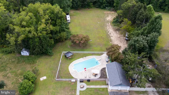 a view of a lake with a house