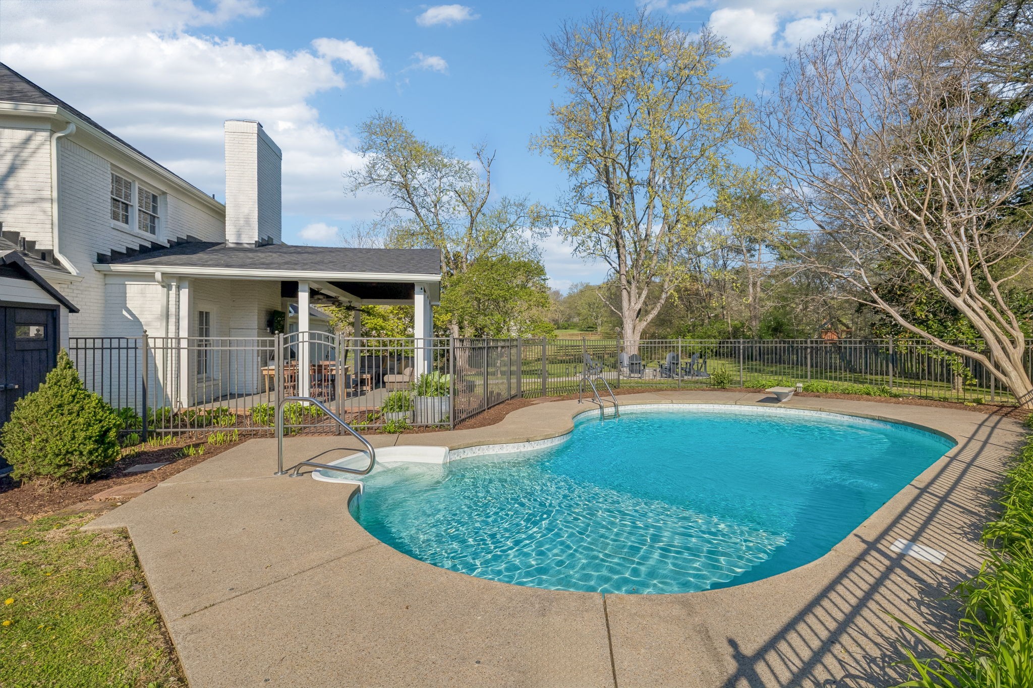 3007 Braintree Road Franklin, TN 37069 - Photo 57 of 71 a view of a swimming pool with a patio