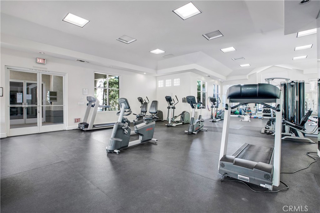 2243 Martin, Unit 409 Irvine, CA 92612 - Photo 28 of 31 a view of a room with gym equipment