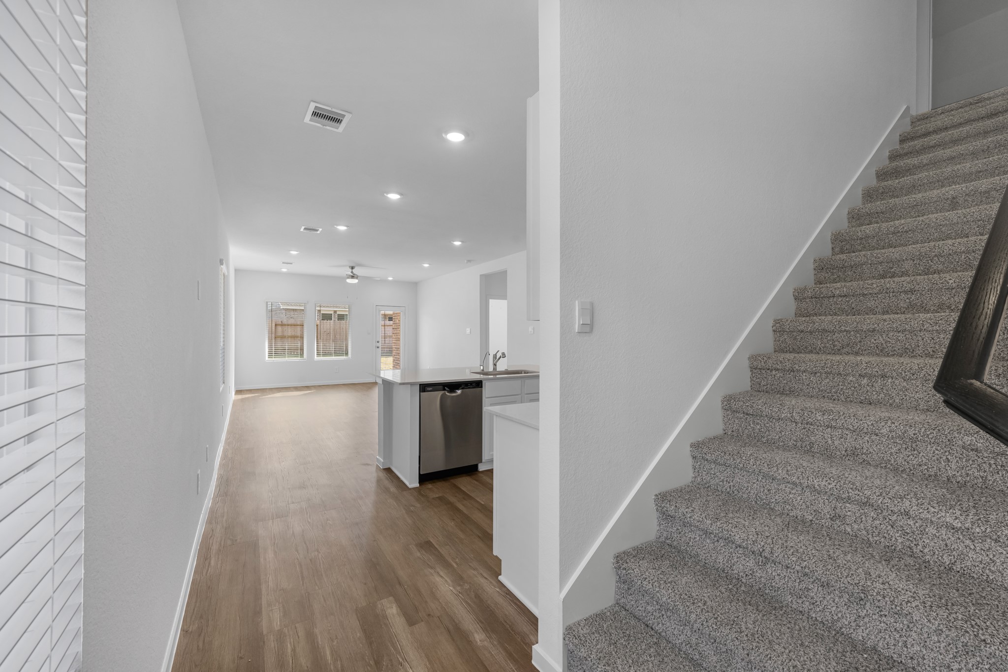 21915 Terre Riviera Drive Hockley, TX 77447 - Photo 7 of 33 a view of entryway and hall with wooden floor