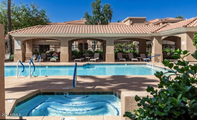 8245 East Bell Road, Unit 240 Scottsdale, AZ 85260 - Photo 28 of 28 Pool, spa, BBQ's and cabanas