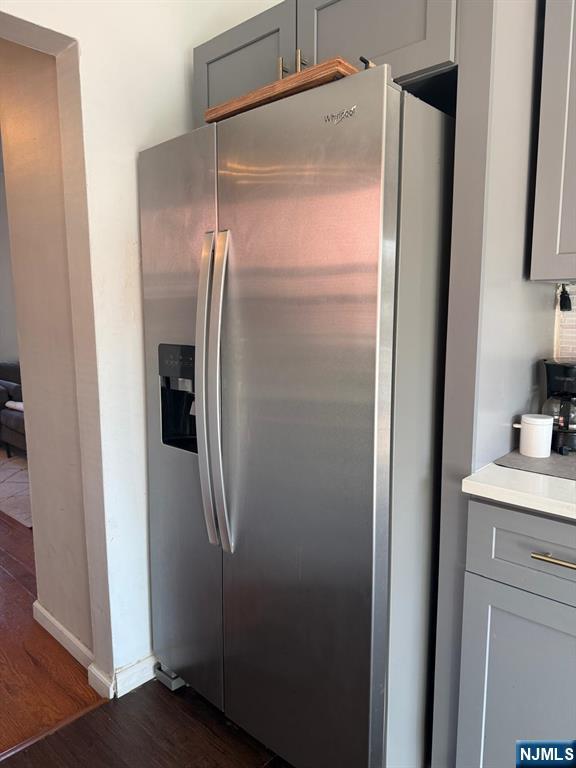 365 3rd Street Clifton, NJ 07011 - Photo 13 of 31 a bathroom with a glass shower door and a sink