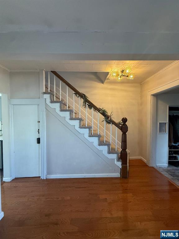 365 3rd Street Clifton, NJ 07011 - Photo 17 of 31 a view of entryway and hall with wooden floor
