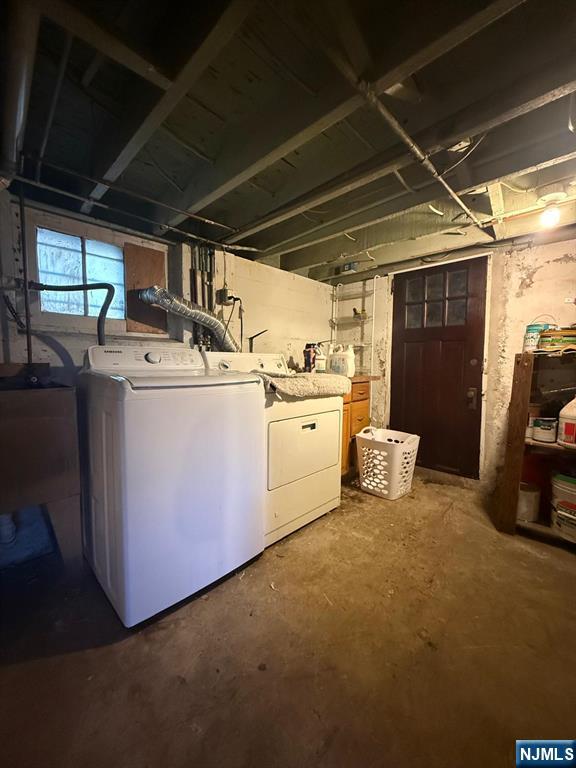365 3rd Street Clifton, NJ 07011 - Photo 26 of 31 a utility room with dryer and washer