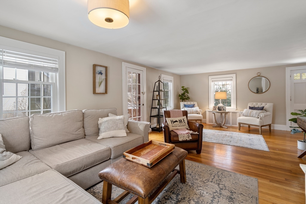 21 Summer Street Sudbury, MA 01776 - Photo 9 of 24 a living room with furniture and wooden floor