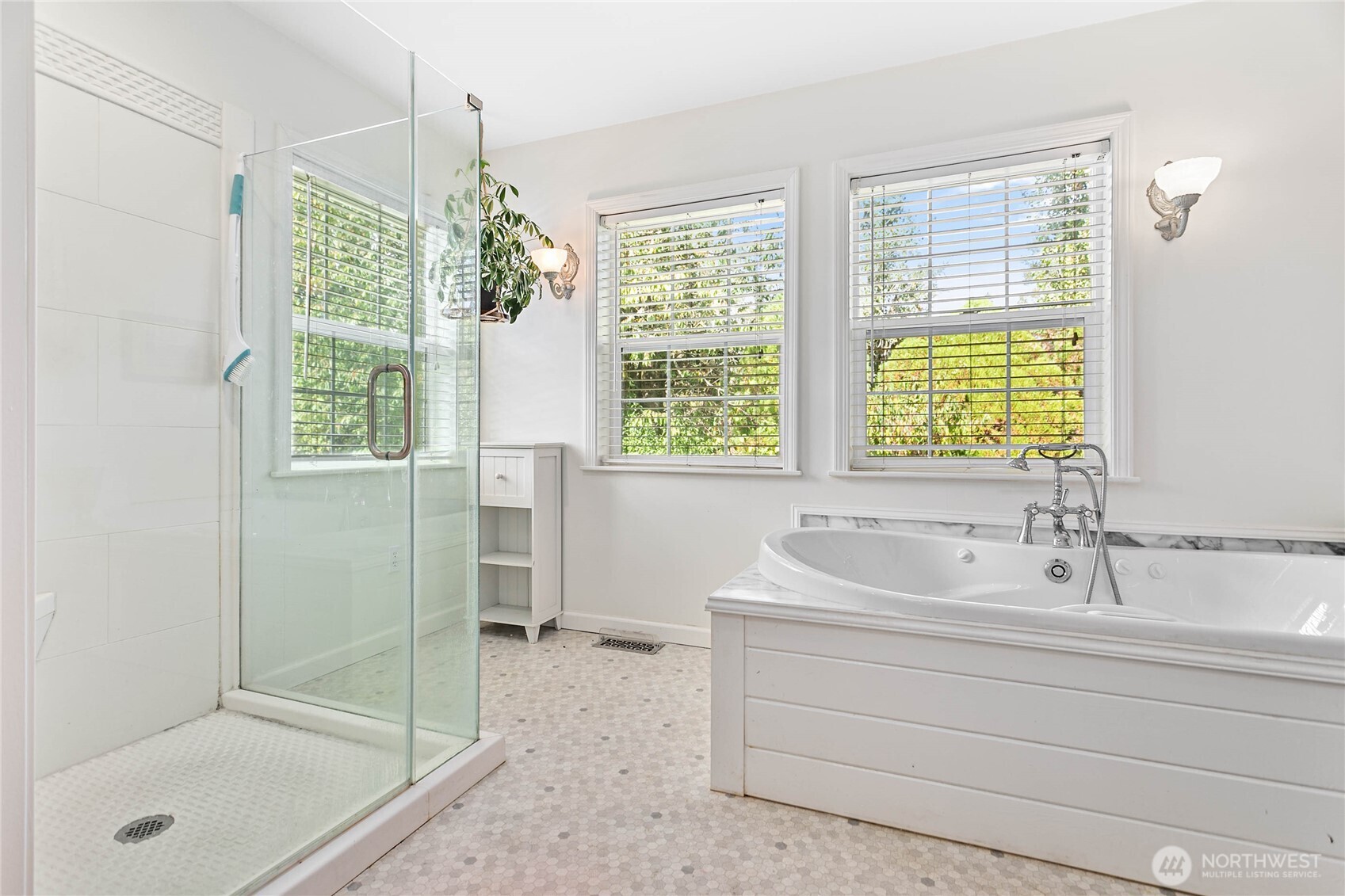8731 Valley View Road Custer, WA 98240 - Photo 23 of 40 a bathroom with a tub sink and shower
